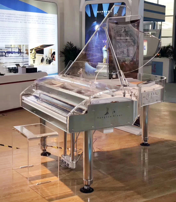 長江鋼琴搭載Pianoforce自動演奏系統(tǒng)驚艷亮相第十一屆中國-東北亞博覽會，引領(lǐng)樂器零售新潮流